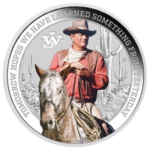 1 oz Silbermünze John Wayne 2022